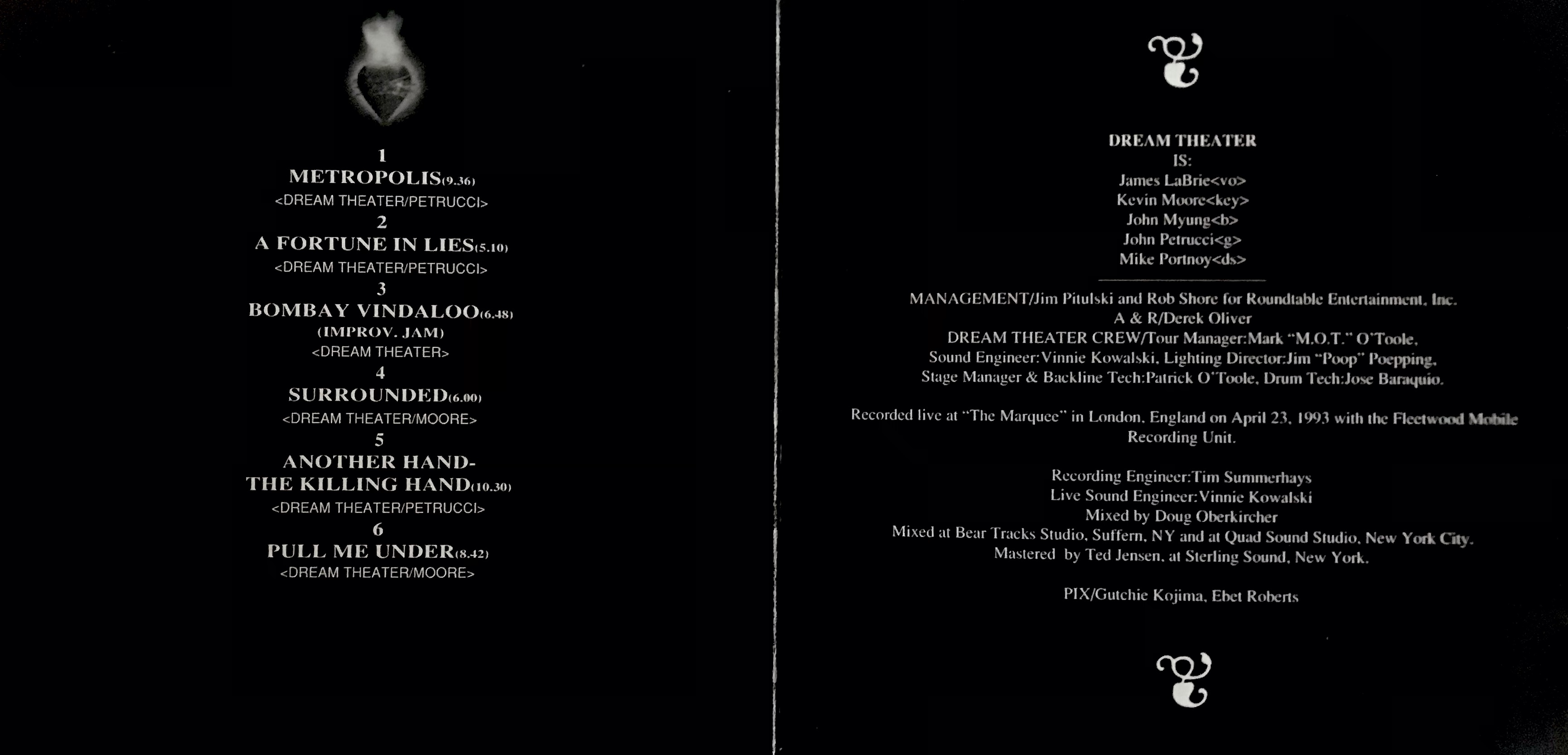 The Record Vault: Dream Theater – Live At The Marquee