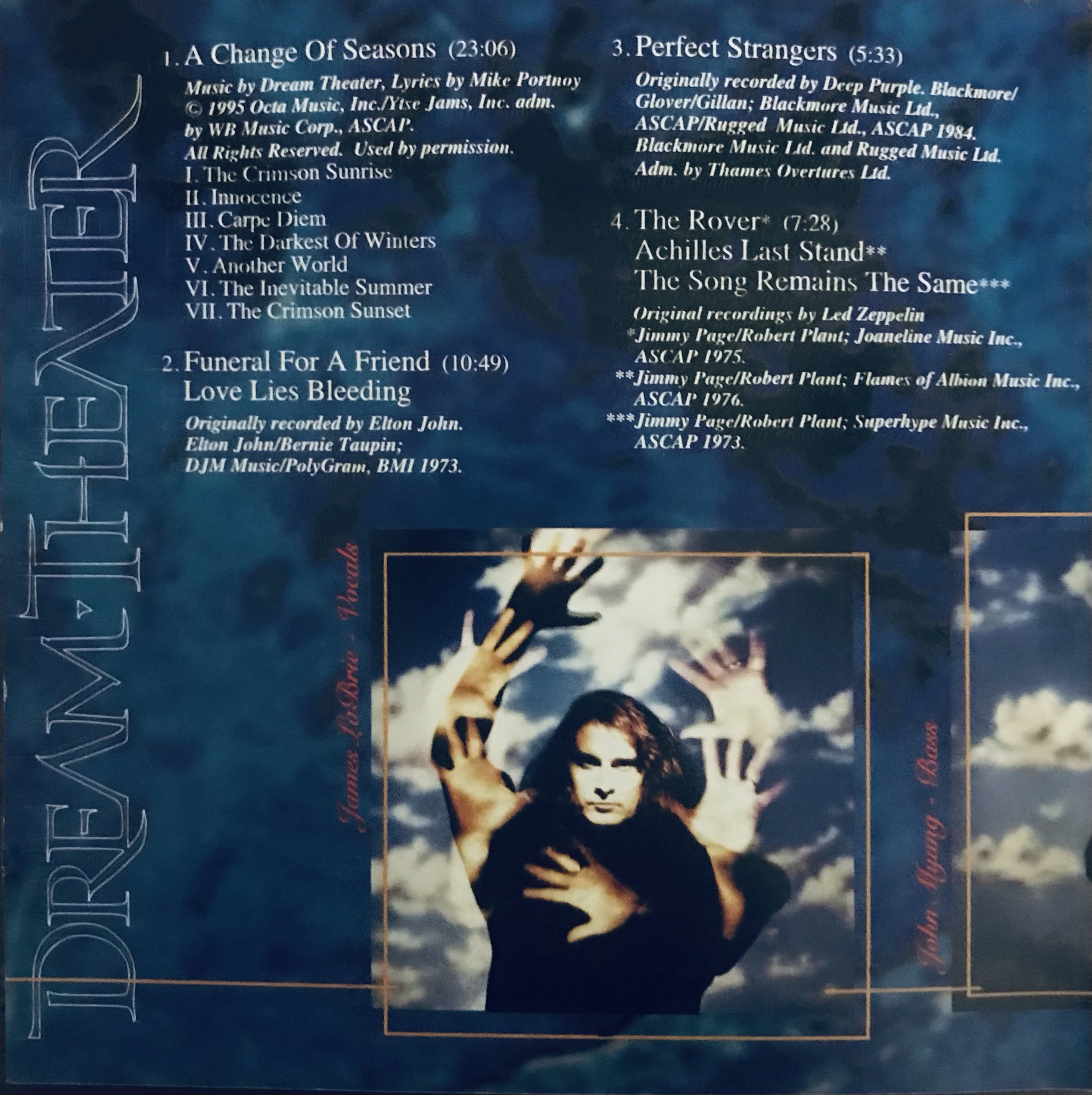 The Record Vault: Dream Theater – A Change Of Seasons (EP